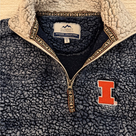 University of Illinois Sherpa Fleece Jacket - Picture 5 of 7